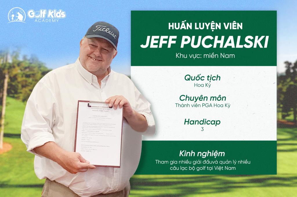 Huấn luyện viên golf trẻ em Jeff Pulchalski
