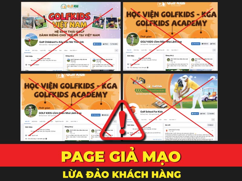Tập đoàn Golfgroup xin đính chính các Fanpage này hoàn toàn giả mạo Golfgroup. Hiện tại các đối tượng lừa đảo vẫn tiếp tục mở thêm các Nick Facebook và Fanpage lừa đảo khác để tiếp diễn hành động của mình.